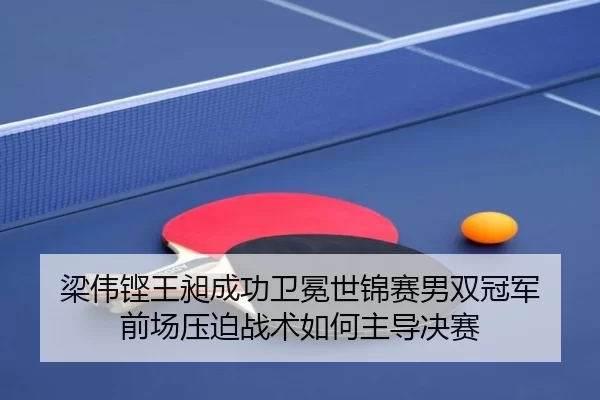 梁伟铿王昶成功卫冕世锦赛男双冠军 前场压迫战术如何主导决赛